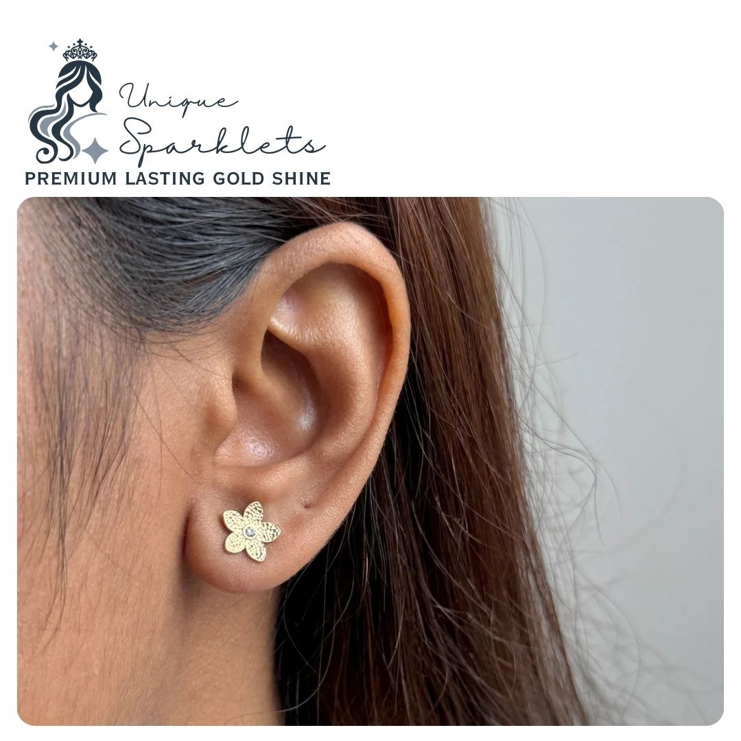 Golden Bloom Studs