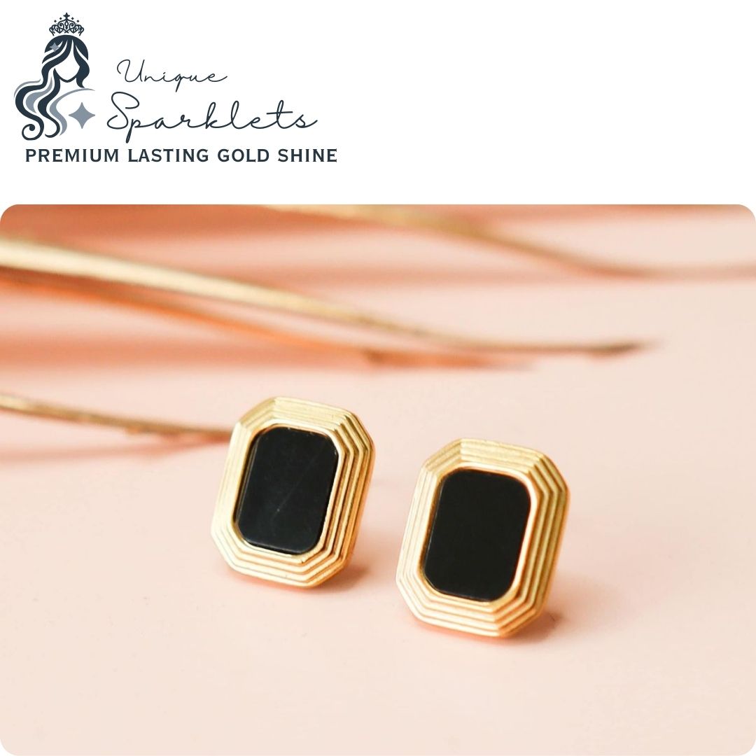 Vintage Black & Gold Frame Studs