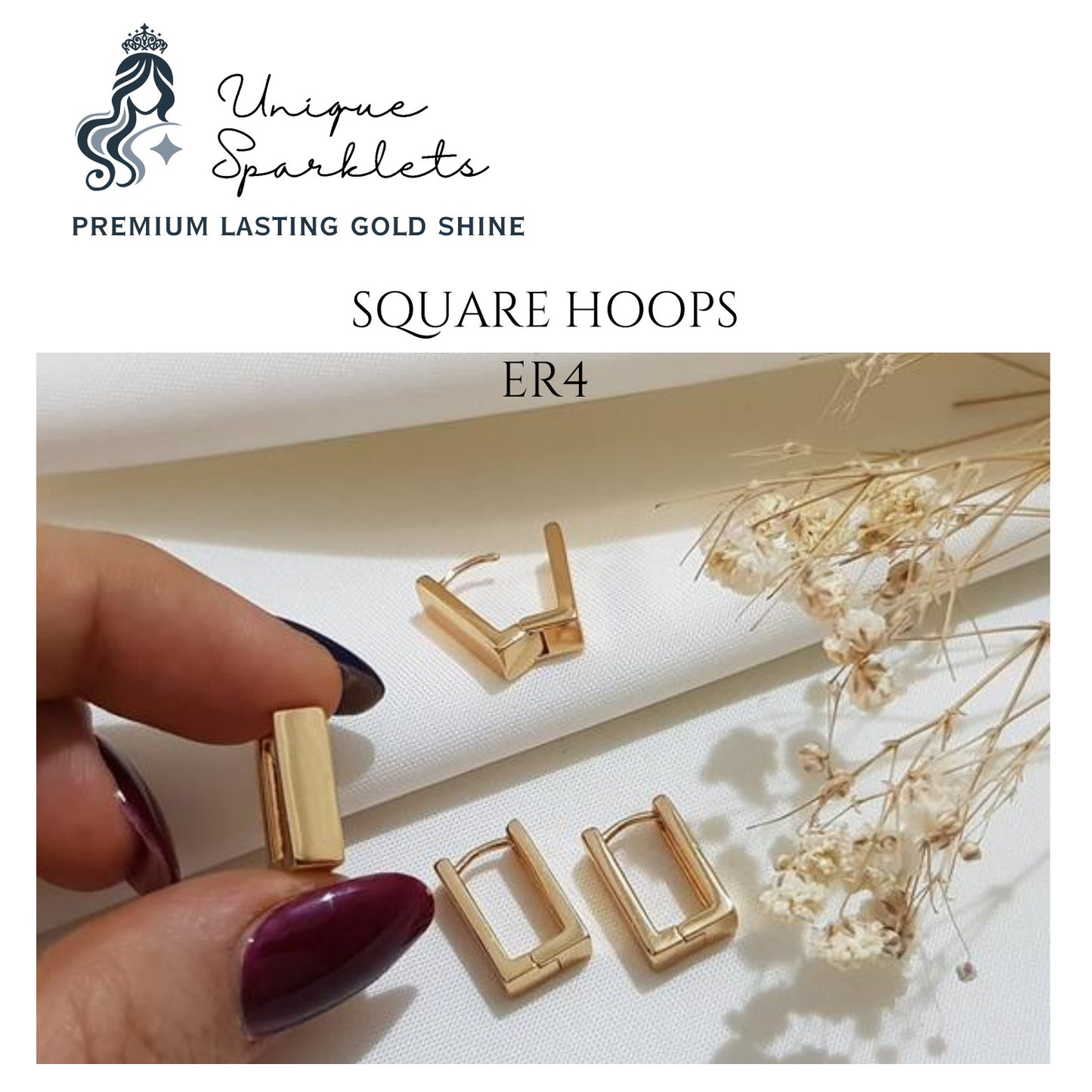 SQUARE HOOPS