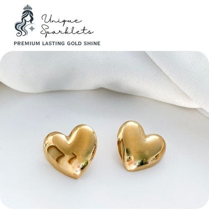 The Puffy Heart Mini Studs