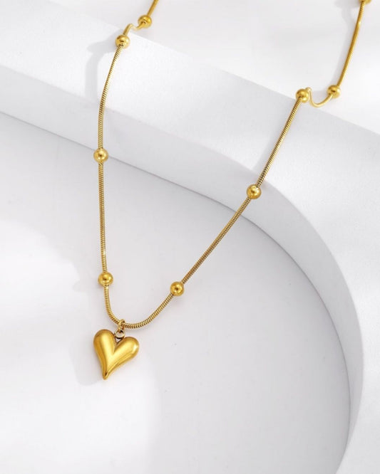 Golden Heart Necklace