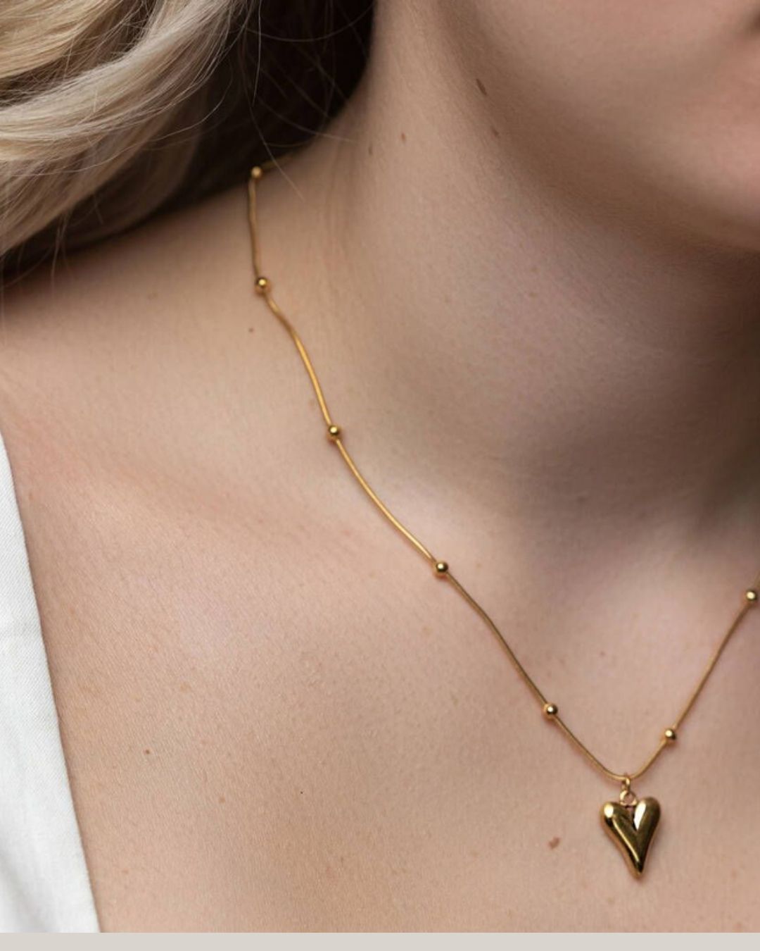 Golden Heart Necklace
