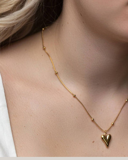 Golden Heart Necklace