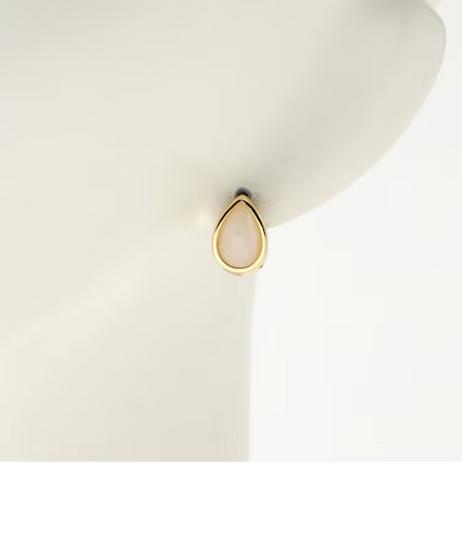 The "Timeless" Gold & Pearl Drop Studs