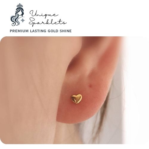 The Puffy Heart Mini Studs