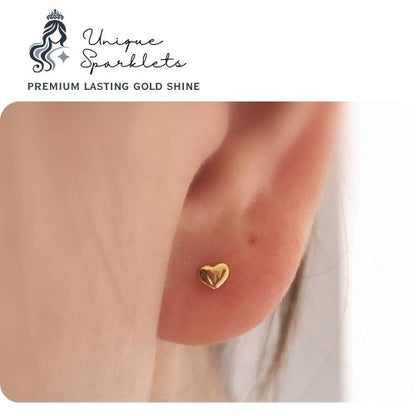 The Puffy Heart Mini Studs