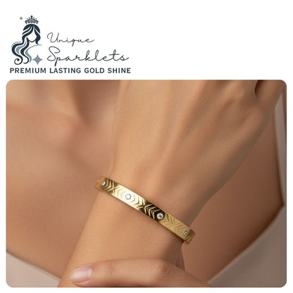 Etched Sparkle Bracelet