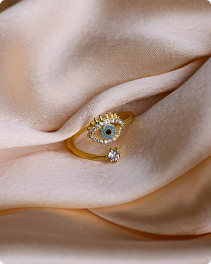 Evil Eye Open Ring