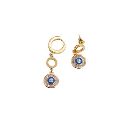 Evil Eye Dangle Huggies.