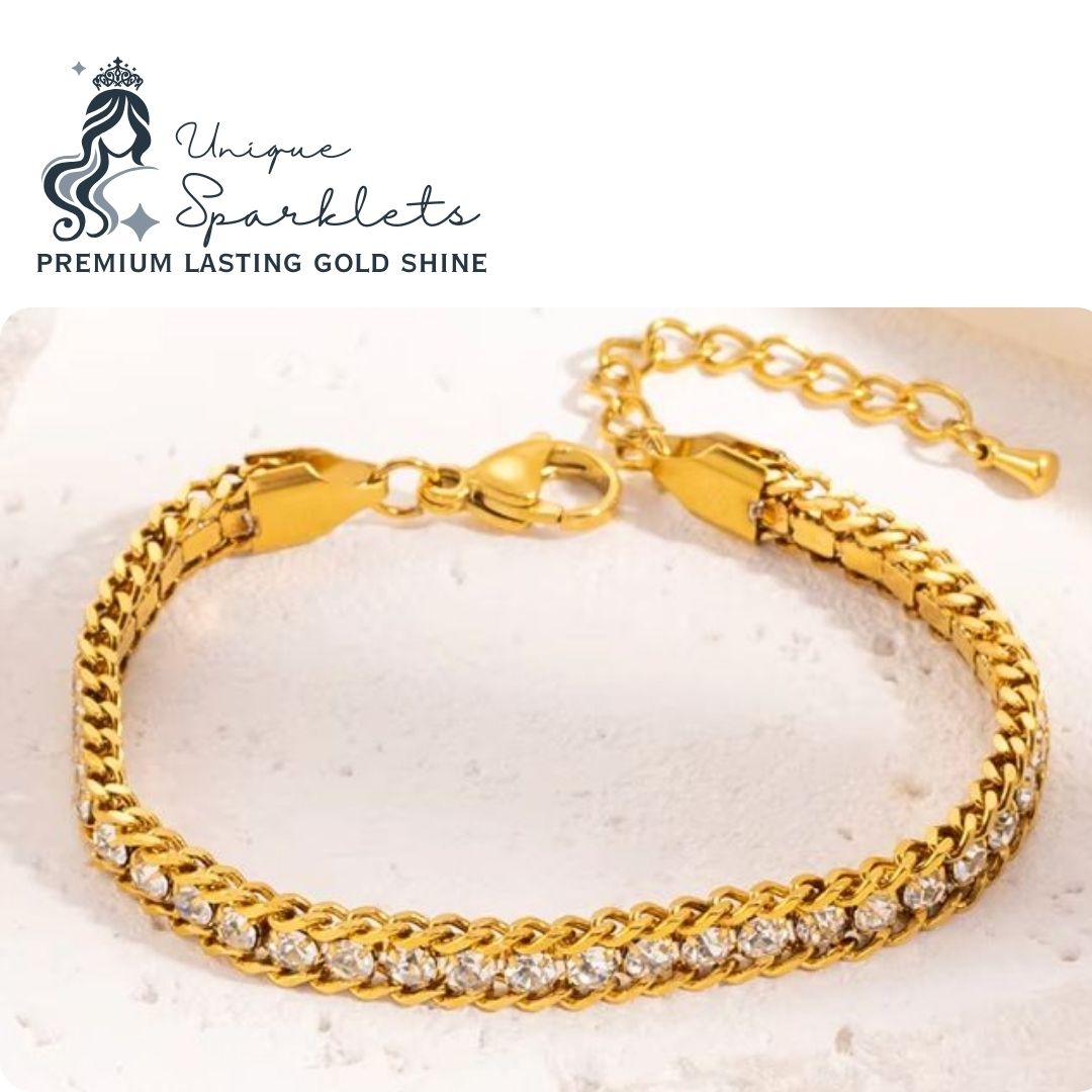 Diamond-Link Adjustable Bracelet