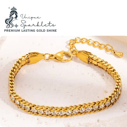 Diamond-Link Adjustable Bracelet