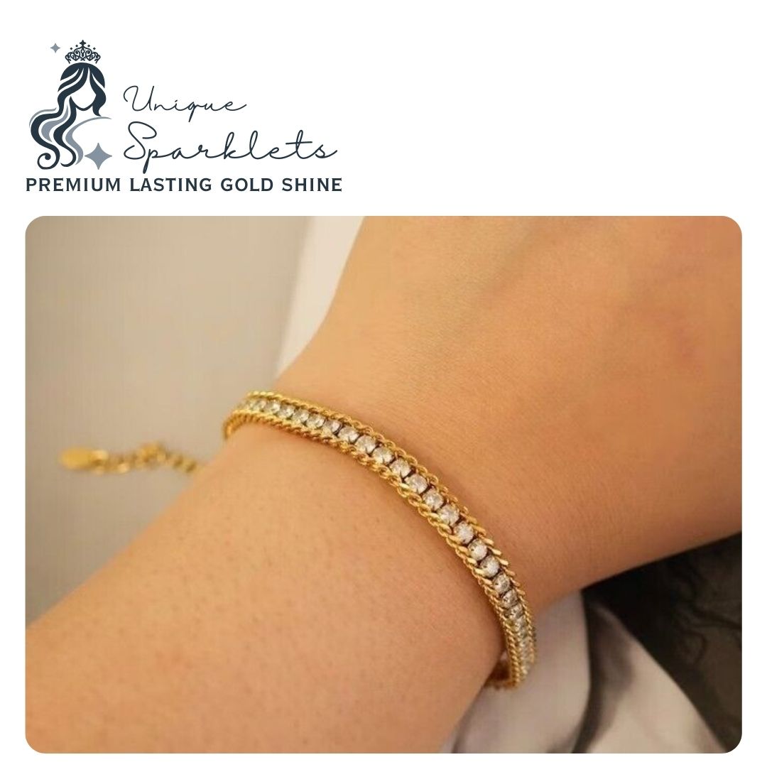 Diamond-Link Adjustable Bracelet