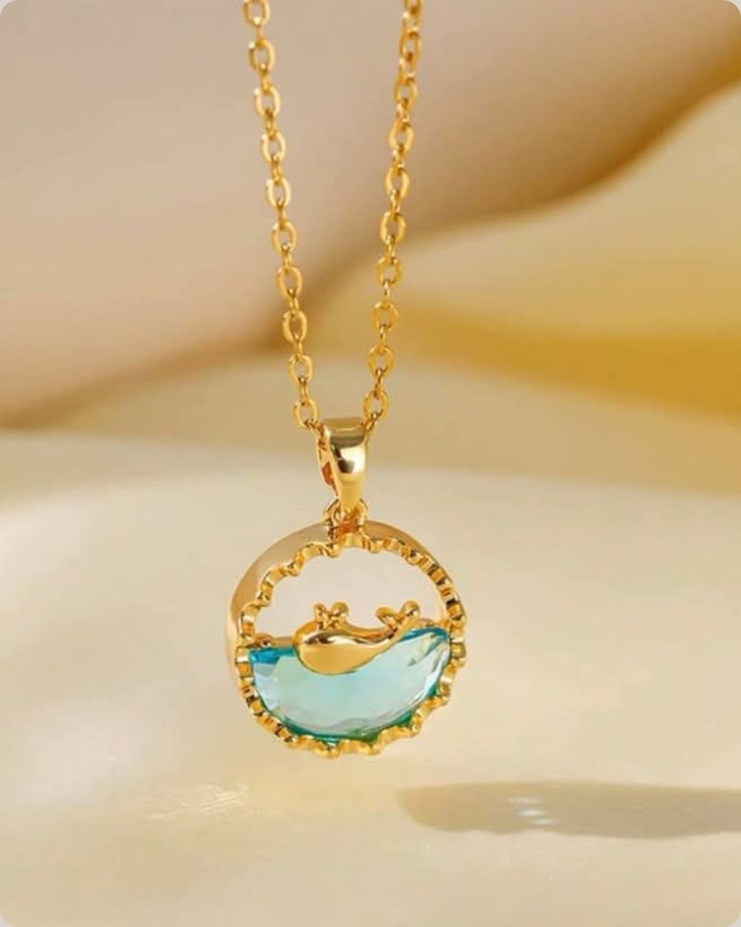Whale Gold Necklace
