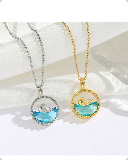 Whale Gold Necklace