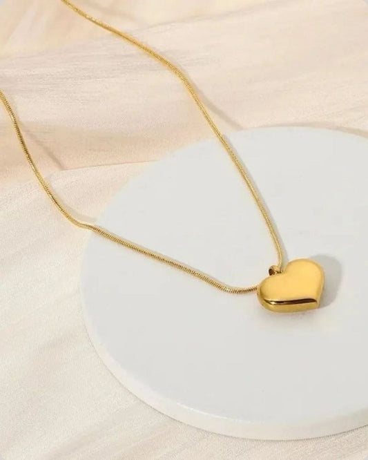 Soul Of Gold Heart Necklace