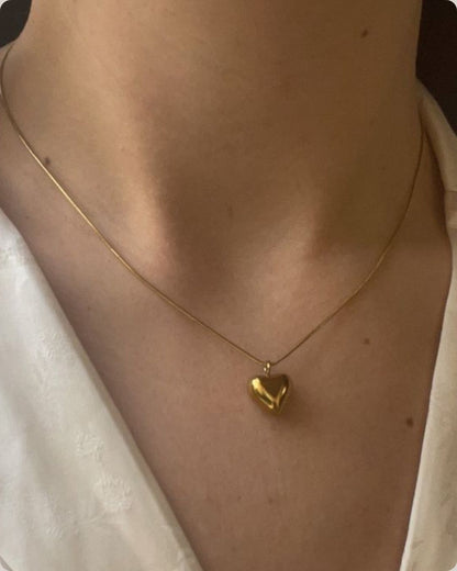 Soul Of Gold Heart Necklace