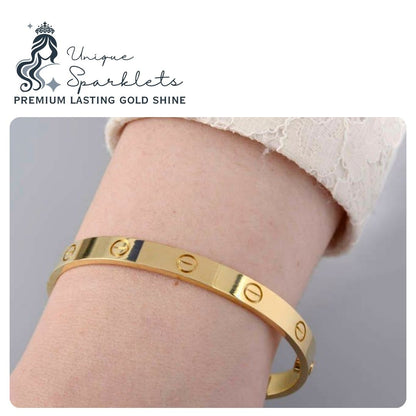 "Forever Lock" Screw Bracelet
