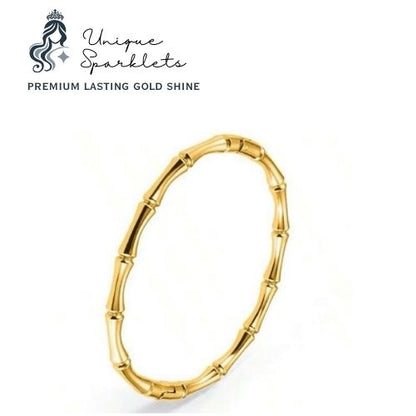 Bamboo cuff bangle
