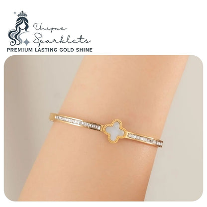 Ivory Clover Grace Bracelet