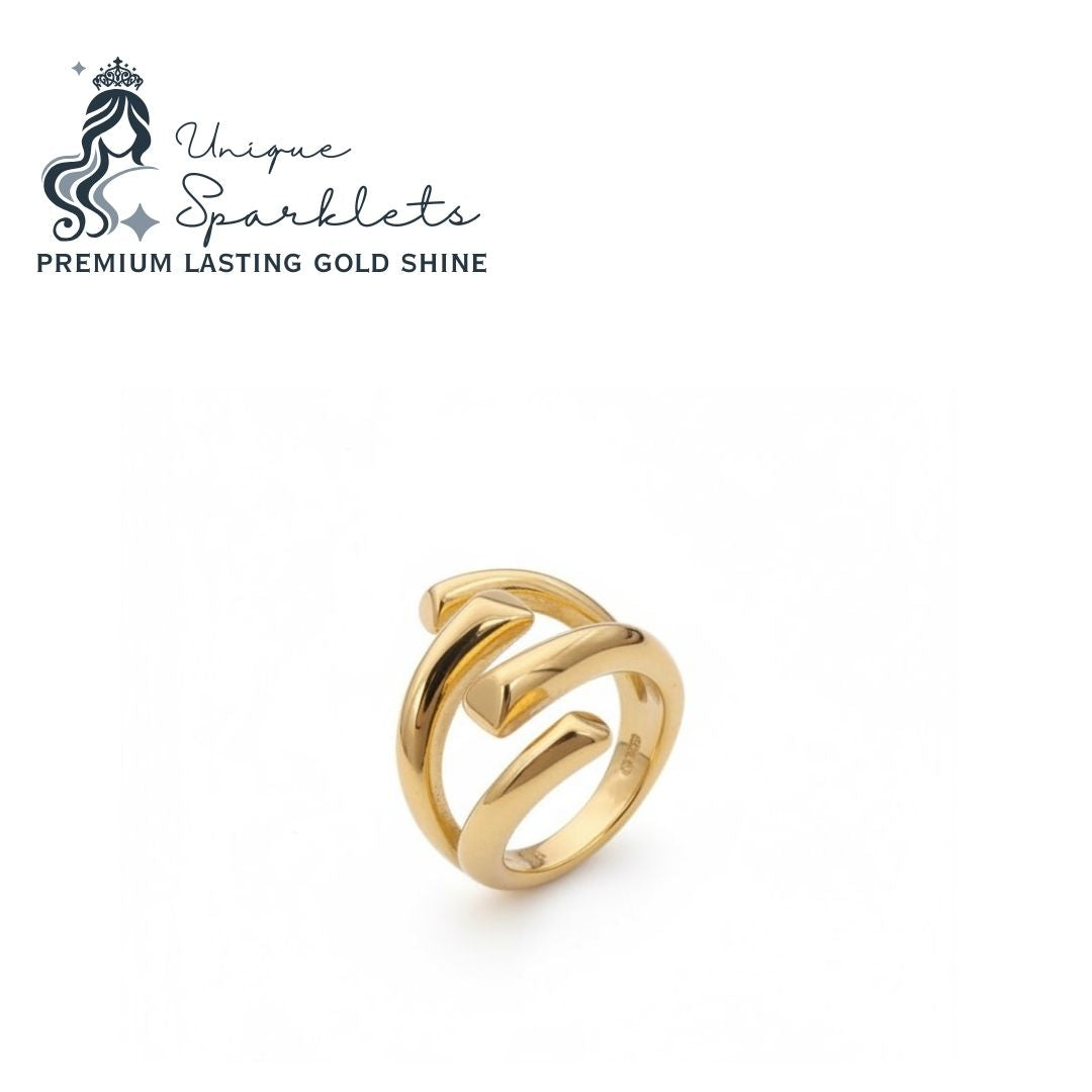 Twist Aura Gold Ring