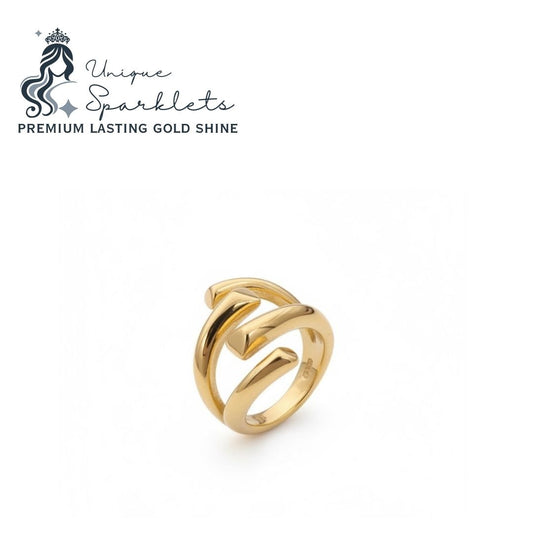 Twist Aura Gold Ring