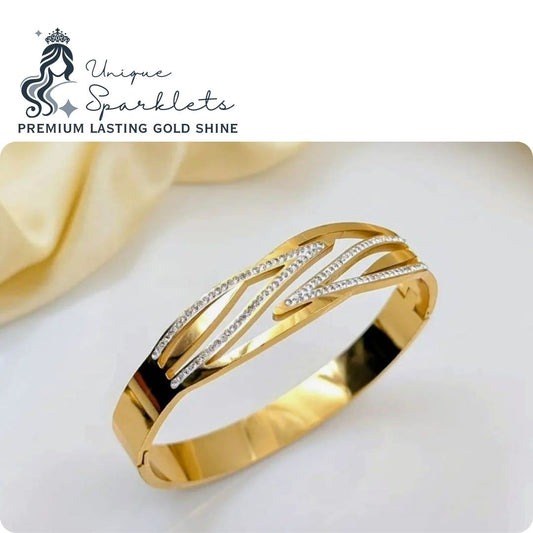 Golden Wave Spark Bracelet