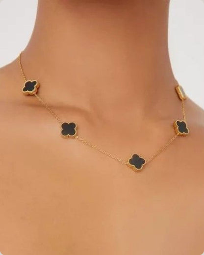 Black Cuff Necklace