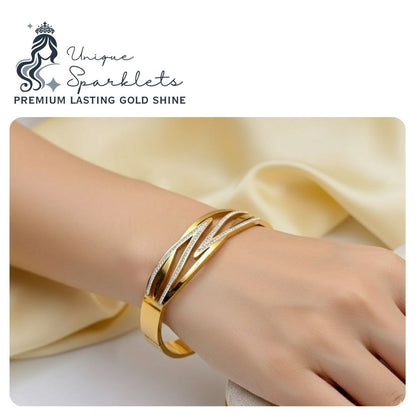 Golden Wave Spark Bracelet