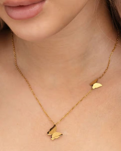 Asymmetrical Double Butterfly Chain