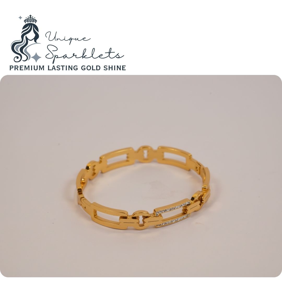 The "Industrial Luxe" Openwork Cuff