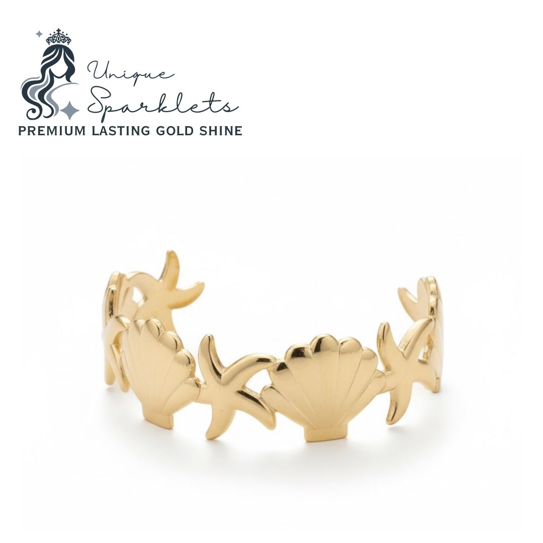 Sea Breeze Shell & Starfish Bracelet