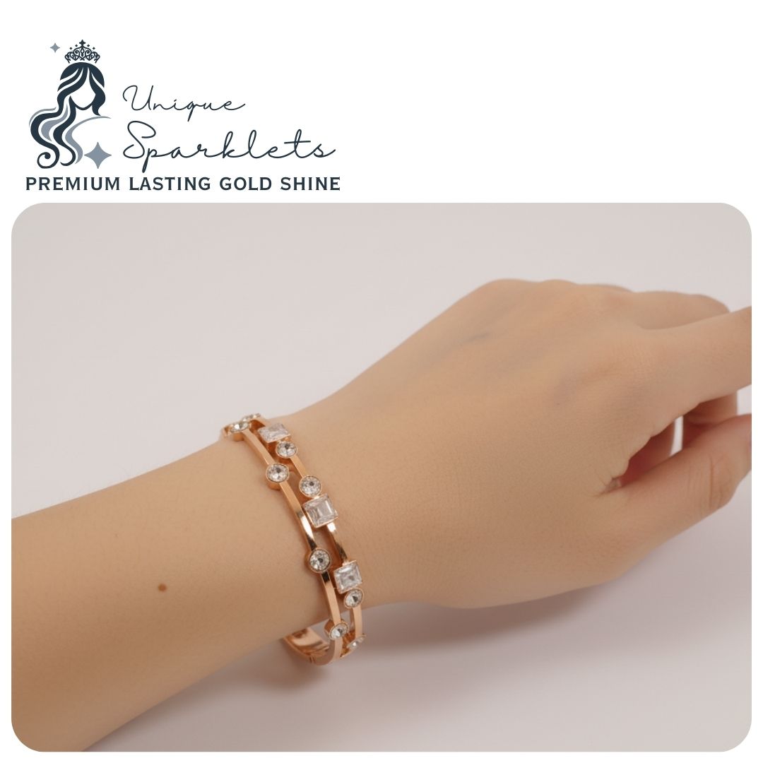 The Scattered Crystal Split-Band Cuff
