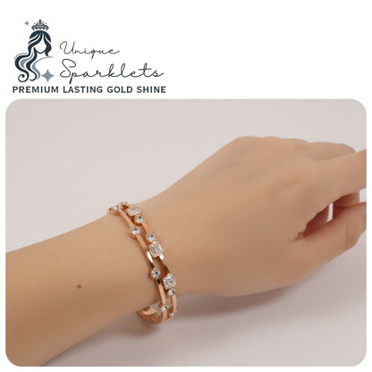 The Scattered Crystal Split-Band Cuff