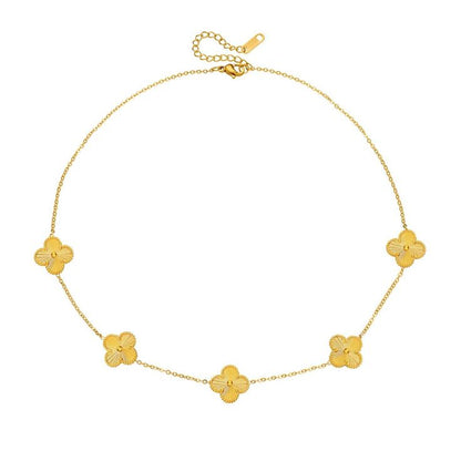 Gold Cuff Necklace