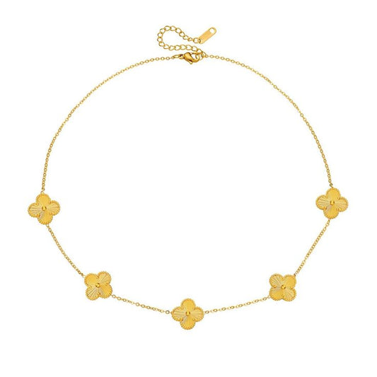 Gold Cuff Necklace