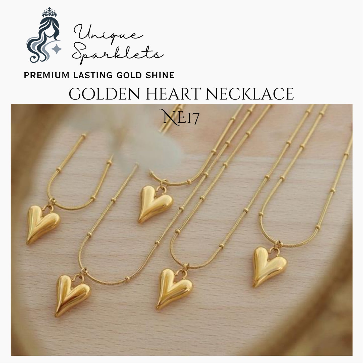 Golden Heart Necklace
