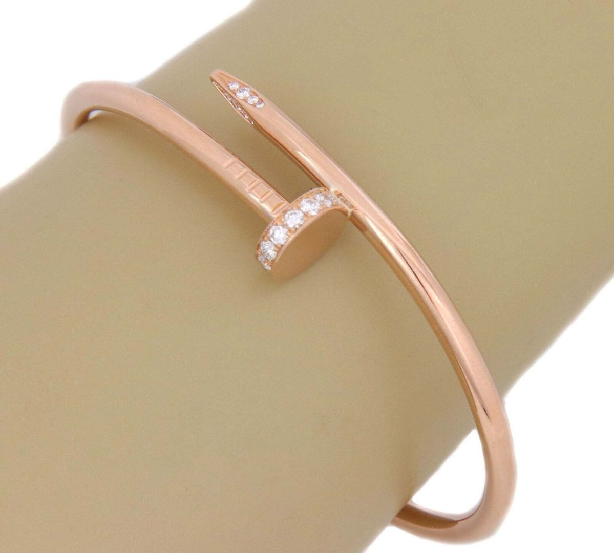 The Diamond-Accented Nail Bangle