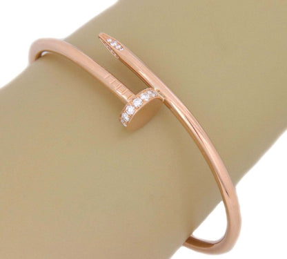The Diamond-Accented Nail Bangle